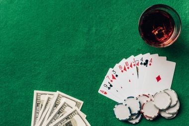 Live dealer table with HD camera and professional studio setup